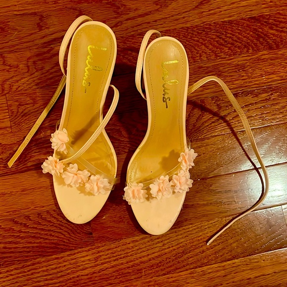 Lulus style Ariana color blush size 9 pretty heels - Picture 1 of 2